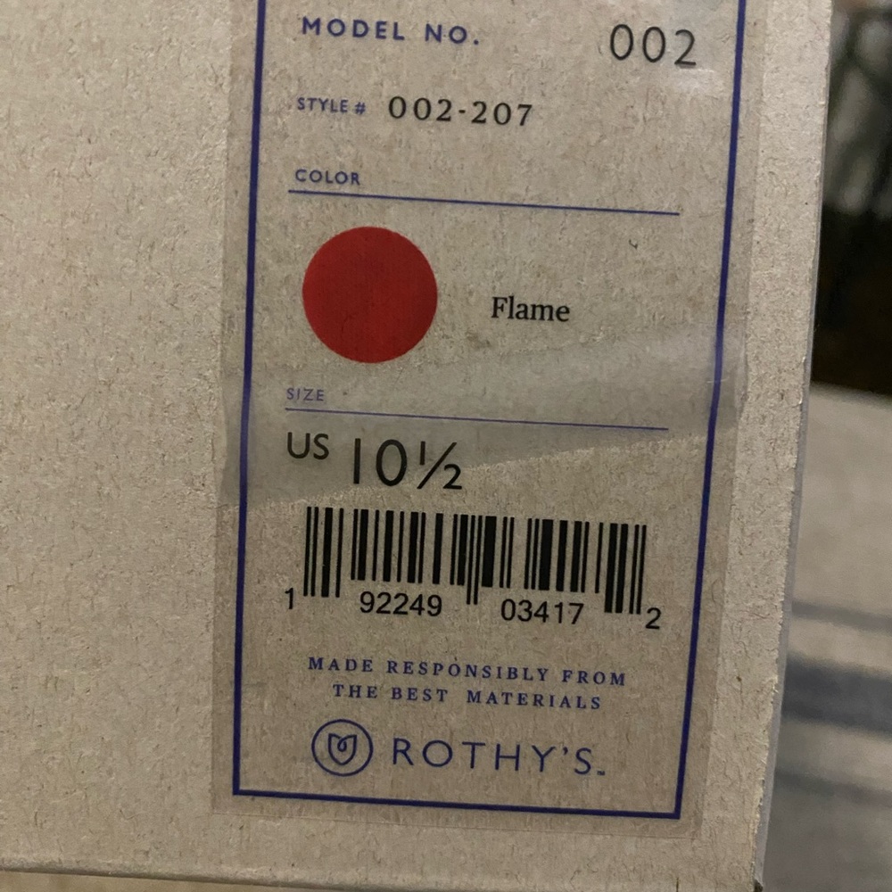 Rothy’s Pointed Toe Flats, Color Flame, Size 10.5 - image 4